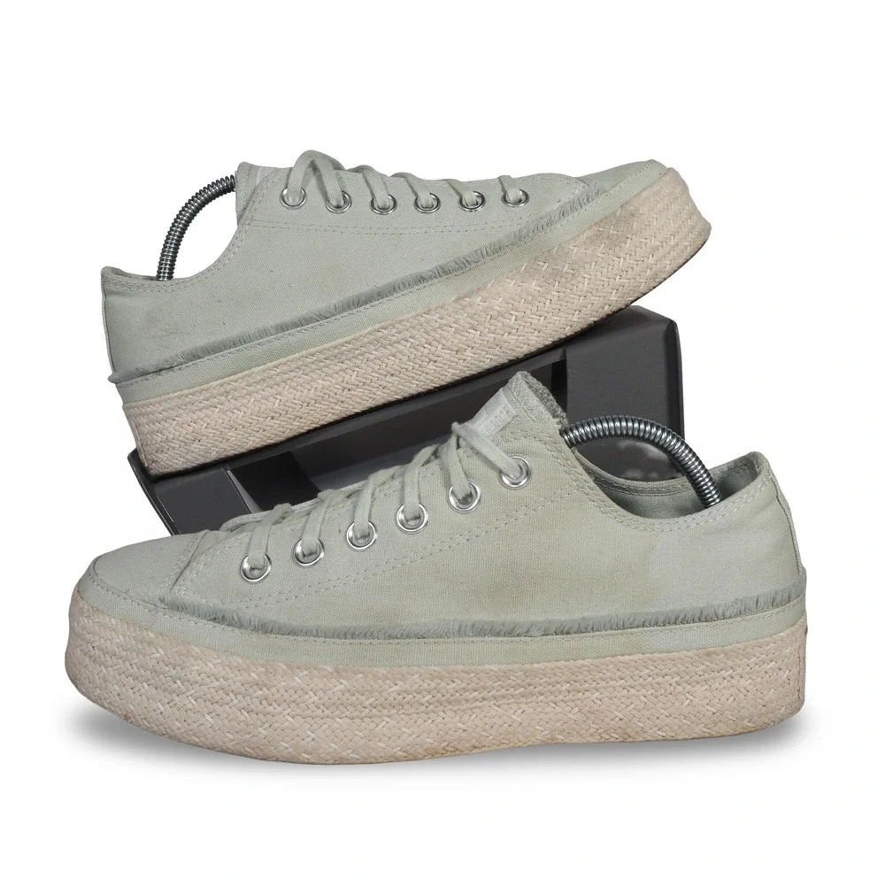 Converse Chuck Taylor AS Platform Espadrille Green‎ Oxide Women's 8.5 567907C